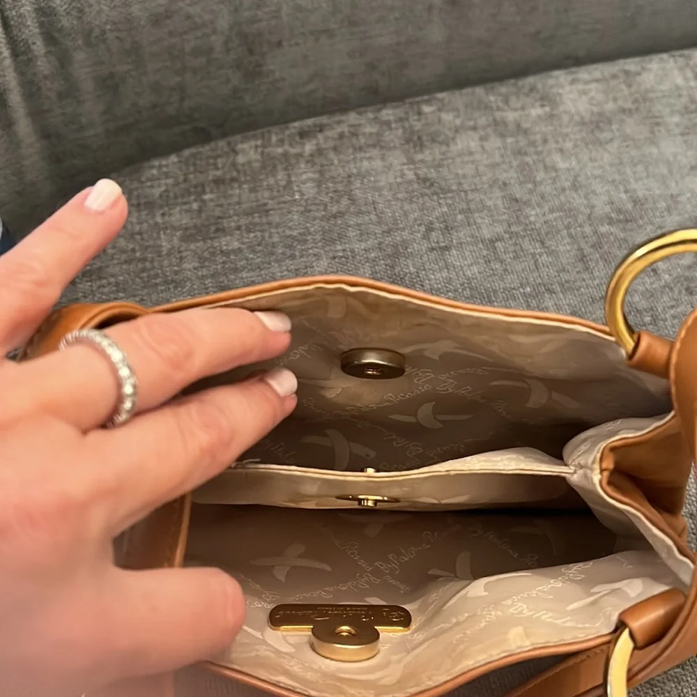 Small Paloma Picasso shoulder handbag also cross body bag caramel color - Picture 2 of 5